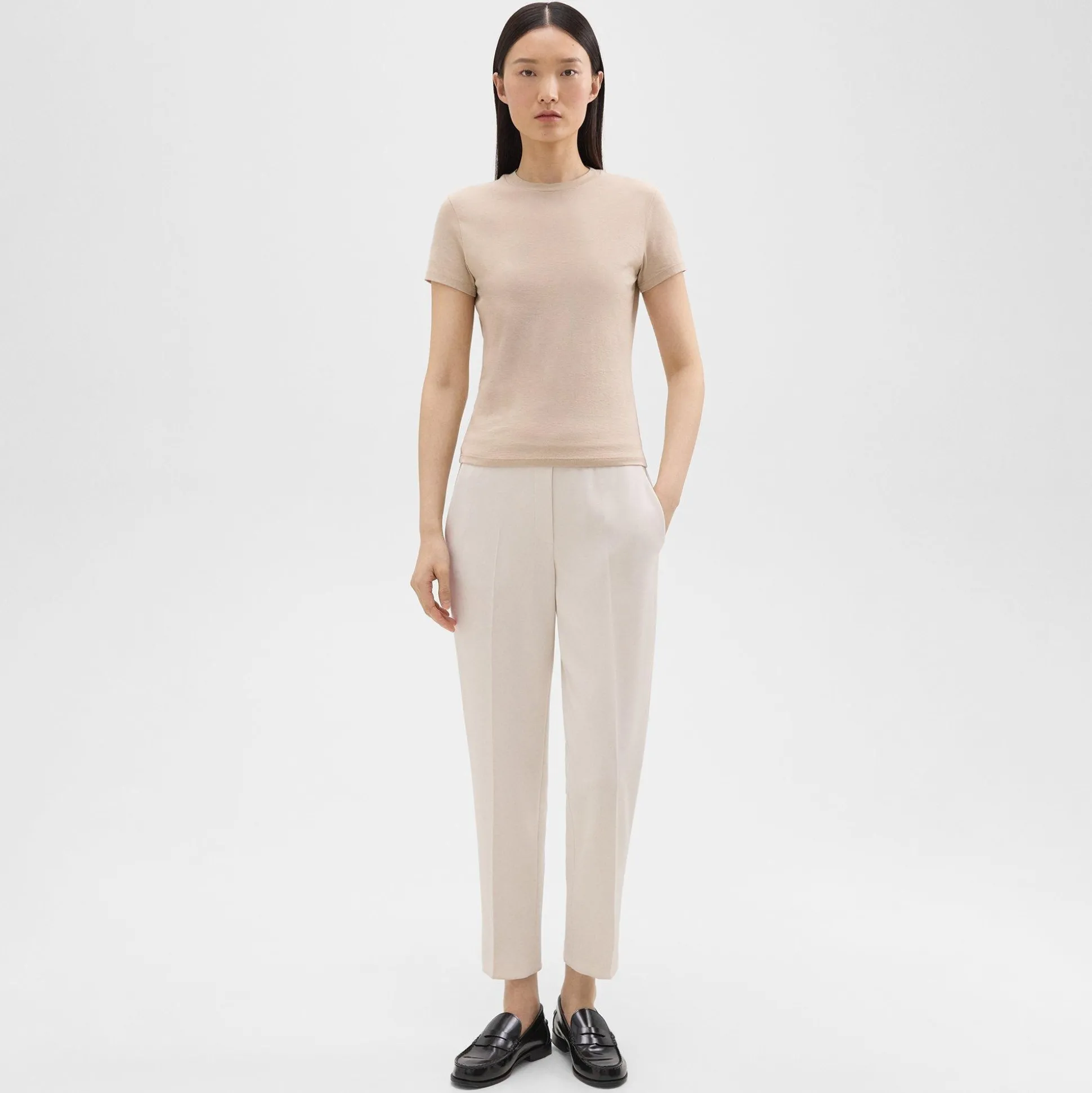 Theory Tiny Tee In Organic Cotton-Women T-Shirts
