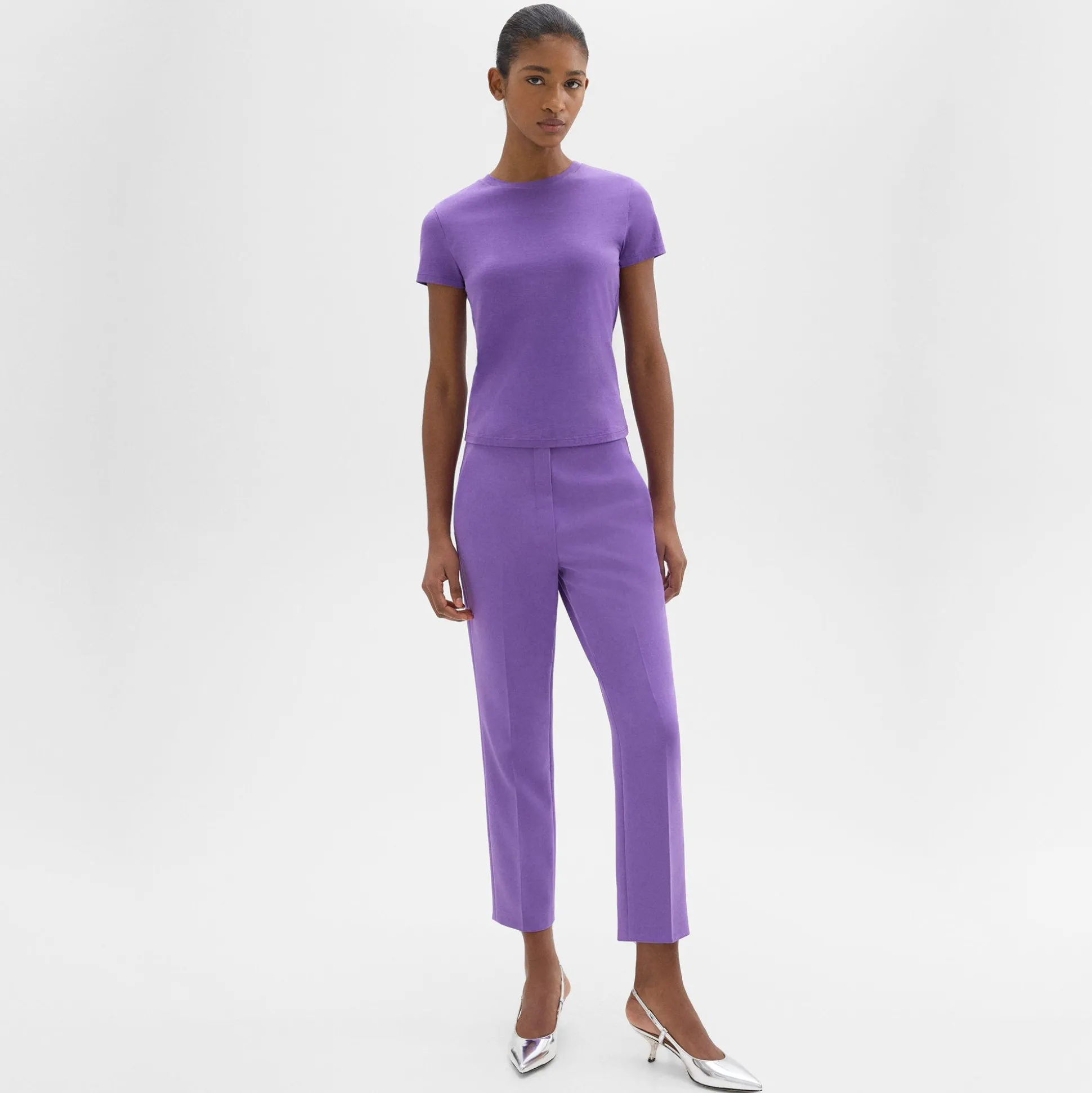Theory Tiny Tee In Organic Cotton-Women T-Shirts