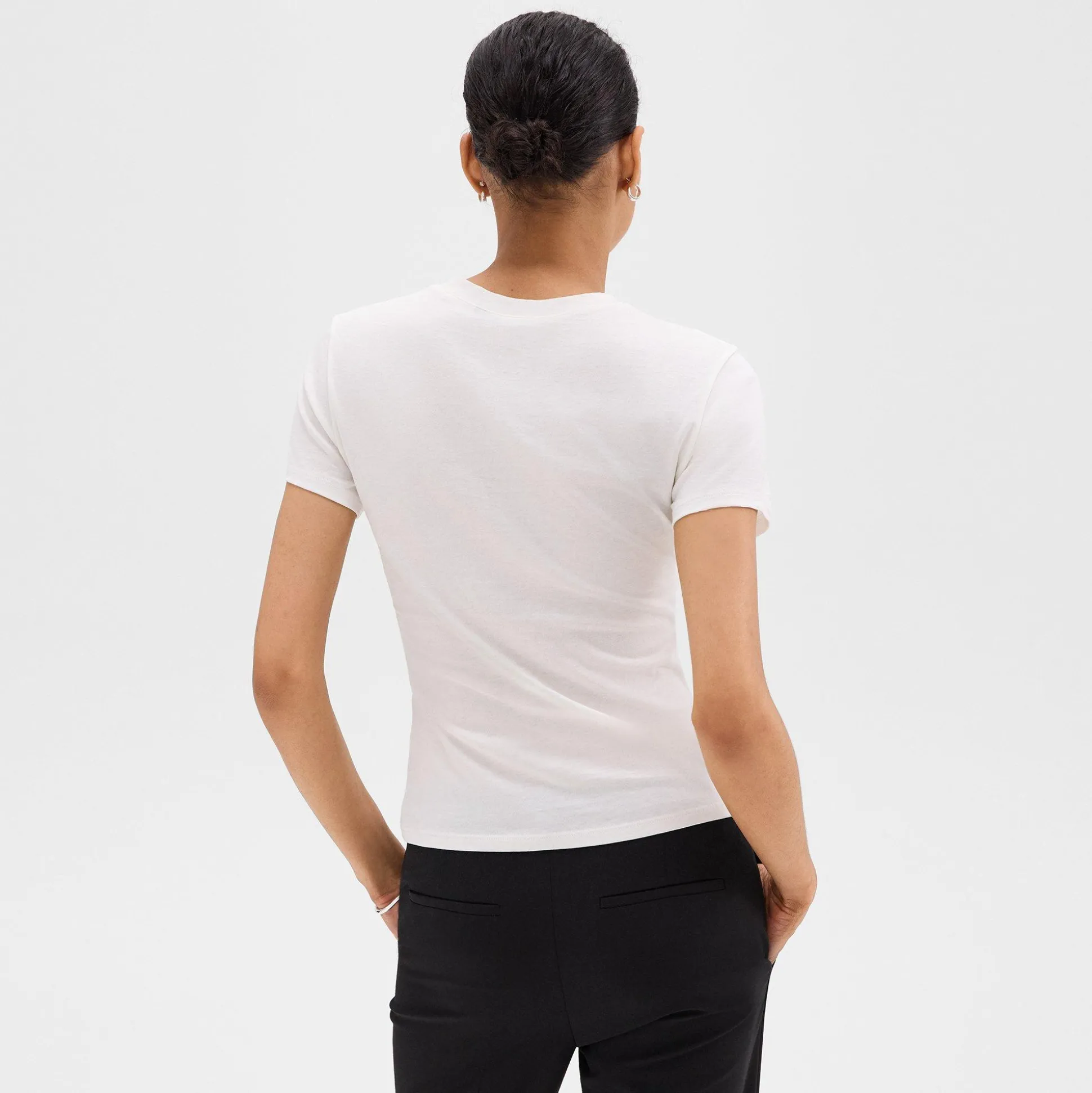 Theory Tiny Tee In Organic Cotton-Women T-Shirts