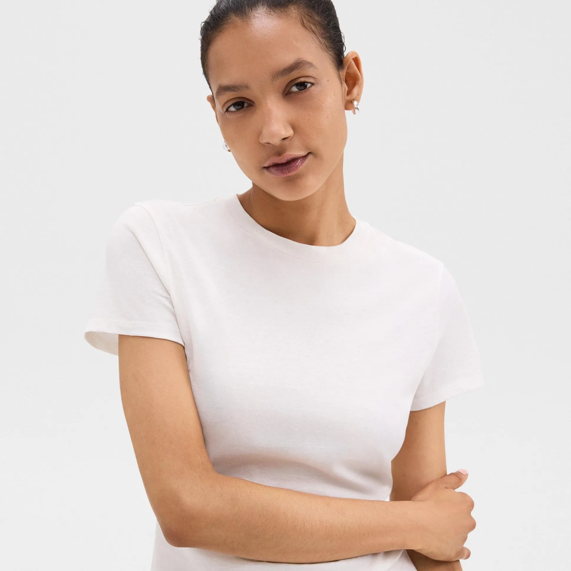 Theory Tiny Tee In Organic Cotton-Women T-Shirts