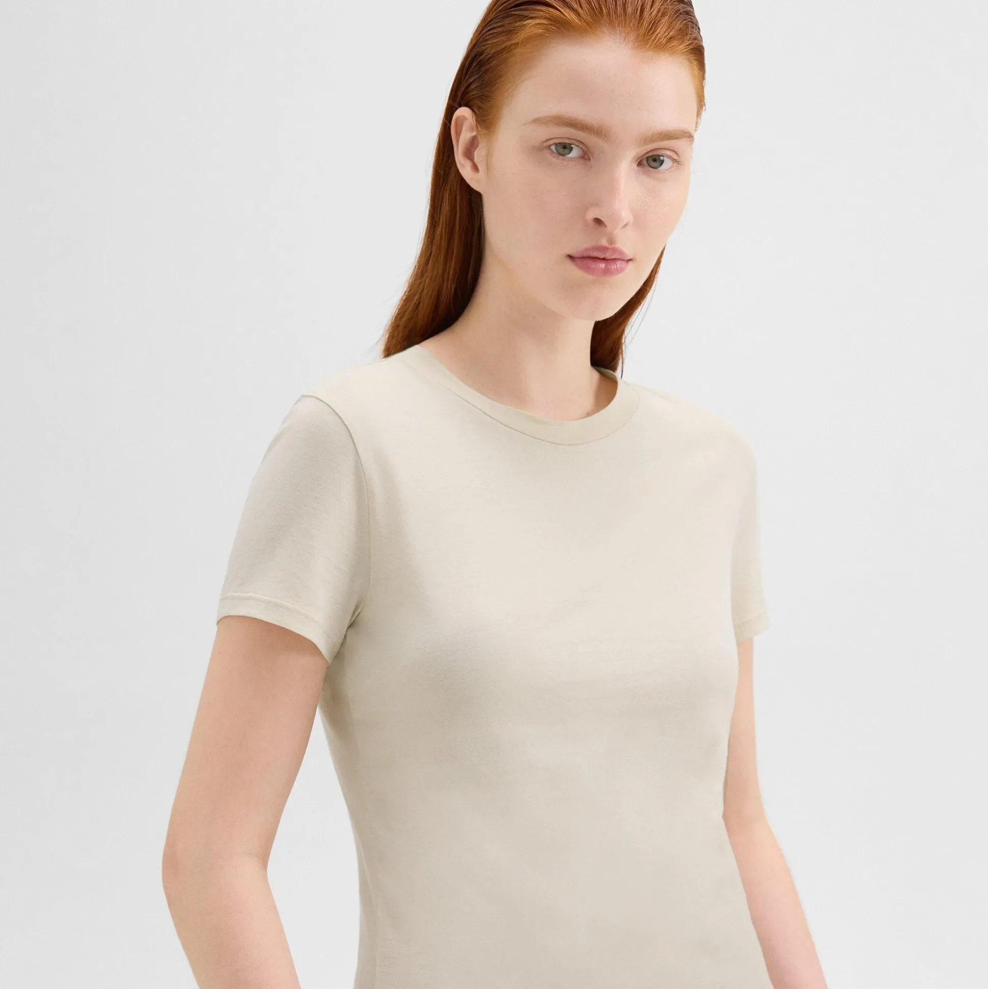 Theory Tiny Tee In Organic Cotton-Women T-Shirts