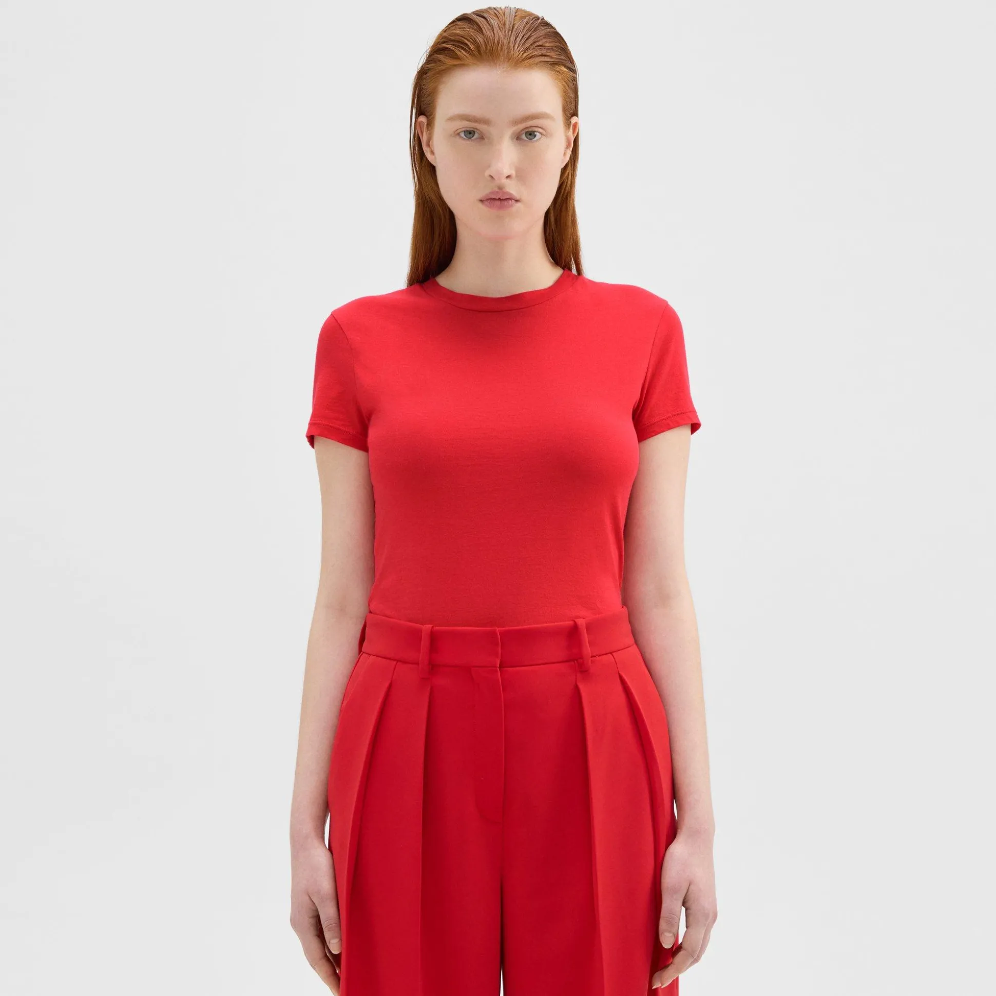 Theory Tiny Tee In Organic Cotton-Women T-Shirts