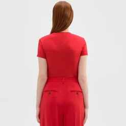 Theory Tiny Tee In Organic Cotton-Women T-Shirts