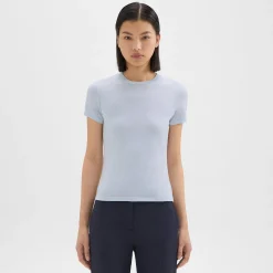 Theory Tiny Tee In Organic Cotton-Women T-Shirts