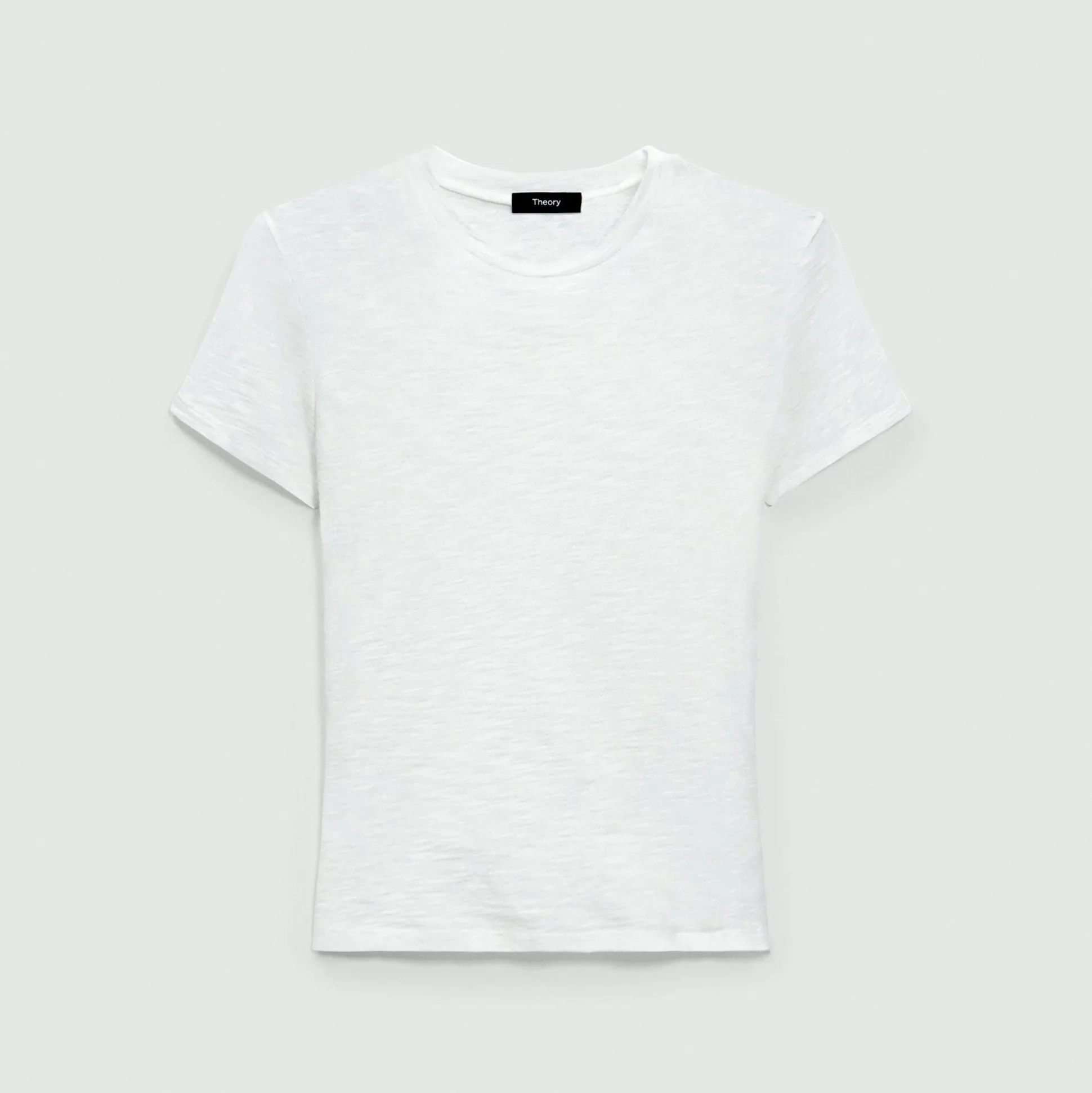 Theory Tiny Tee In Organic Slub Cotton-Women T-Shirts
