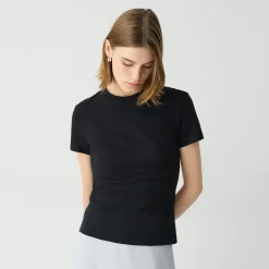 Theory Tiny Tee In Organic Slub Cotton-Women T-Shirts