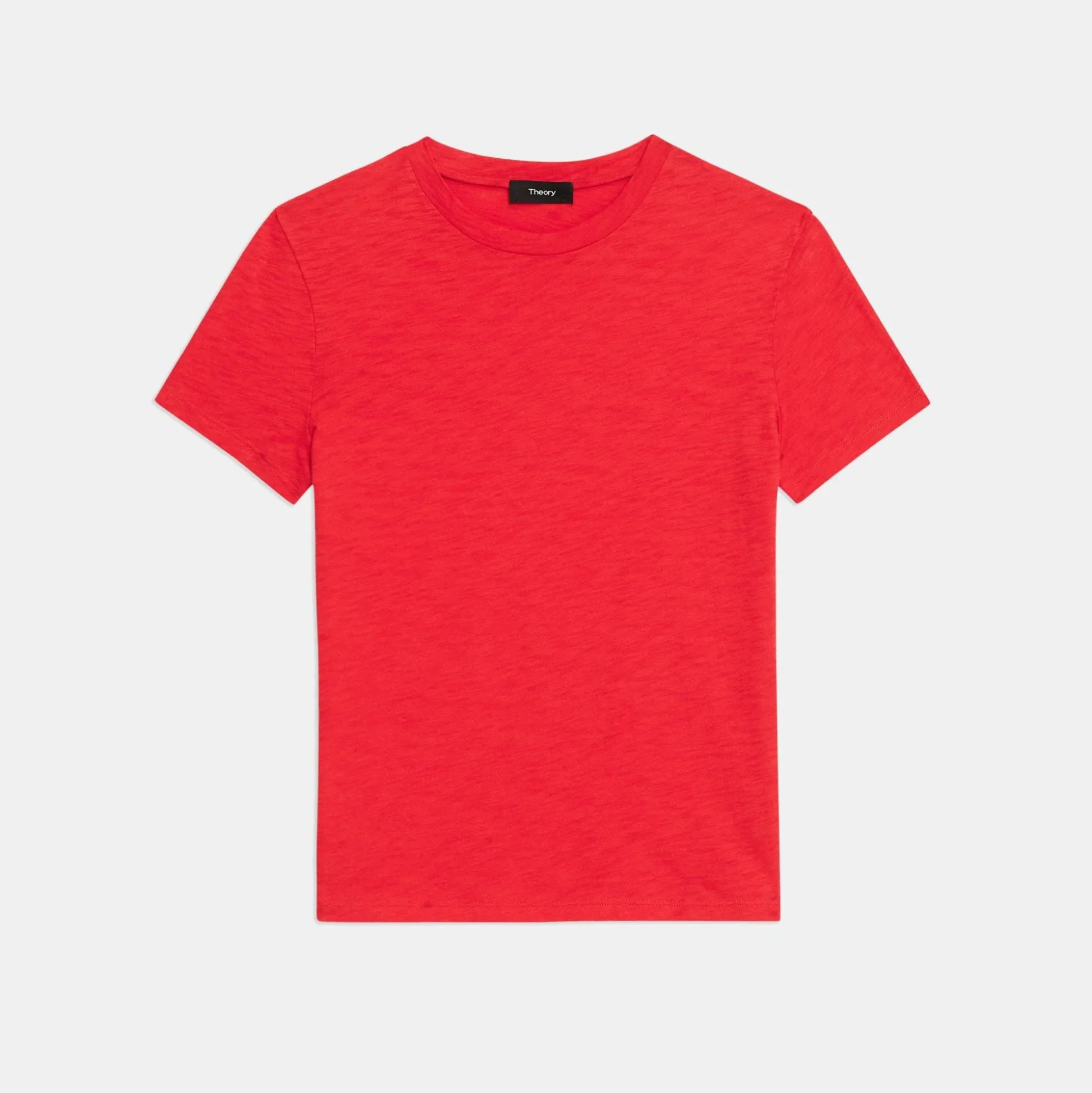 Theory Tiny Tee In Organic Slub Cotton-Women T-Shirts