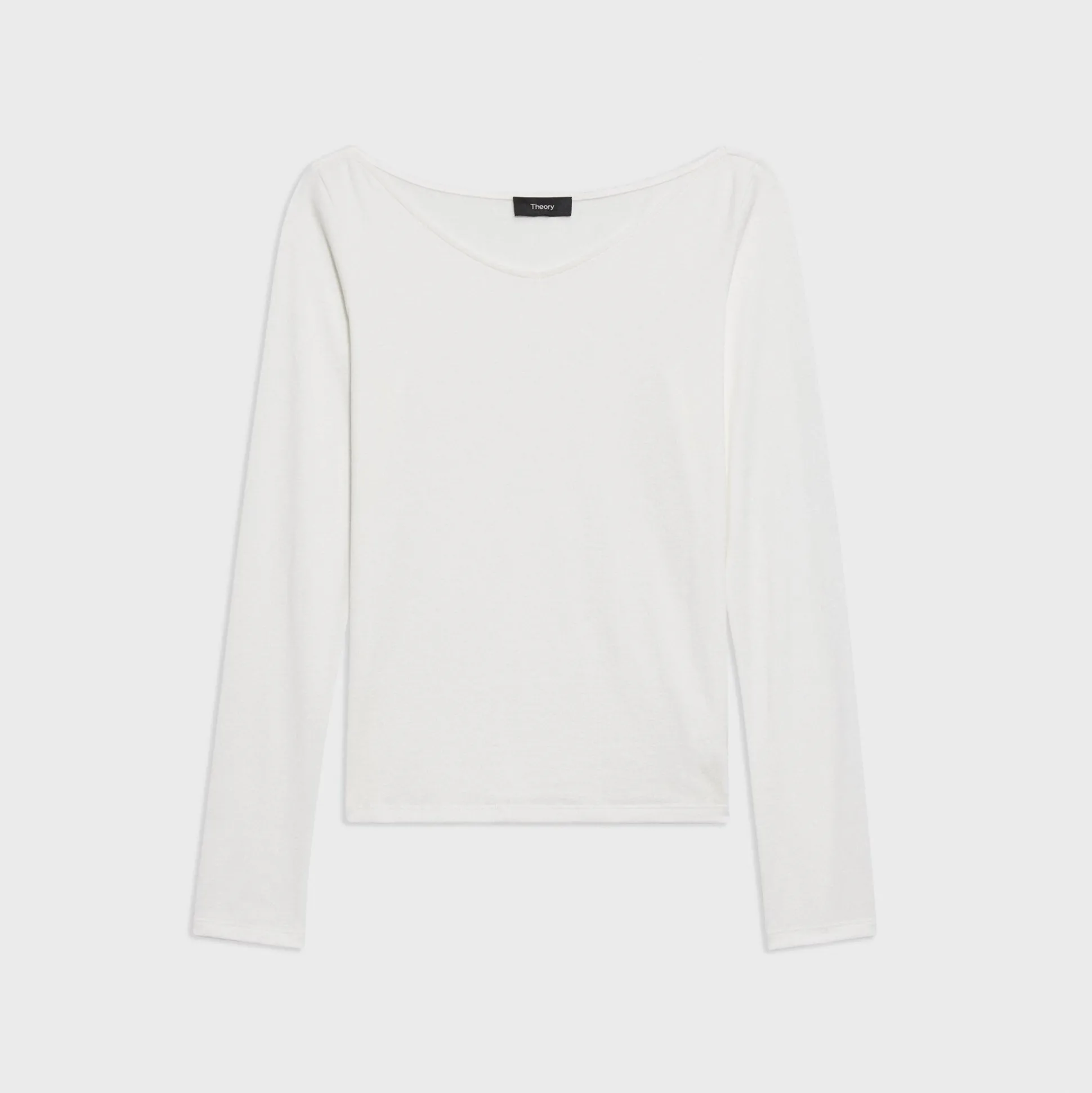 Theory Tiny V-Neck Tee In Organic Cotton-Women T-Shirts