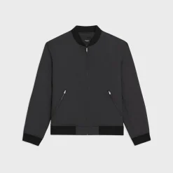 Theory Tir Bomber Jacket In Stretch Wool-Men Outerwear