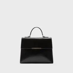 Theory Top Handle Bag In Leather-Women Bags