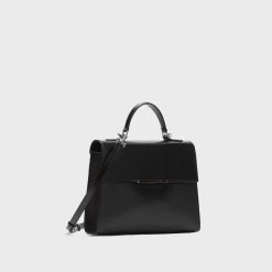Theory Top Handle Bag In Leather-Women Bags