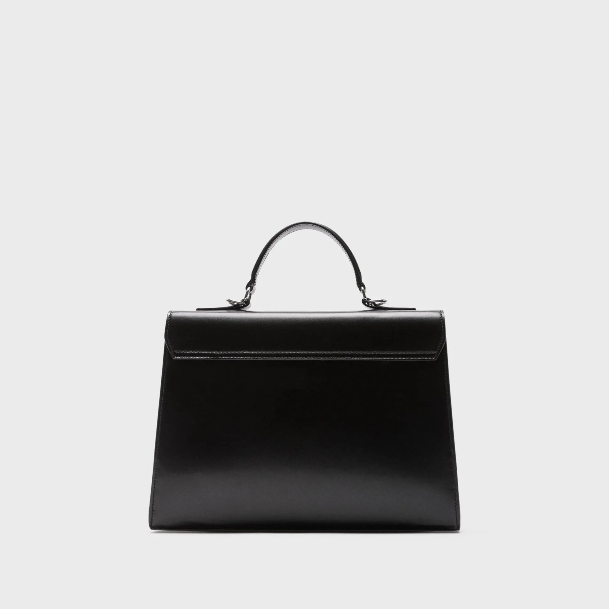 Theory Top Handle Bag In Leather-Women Bags