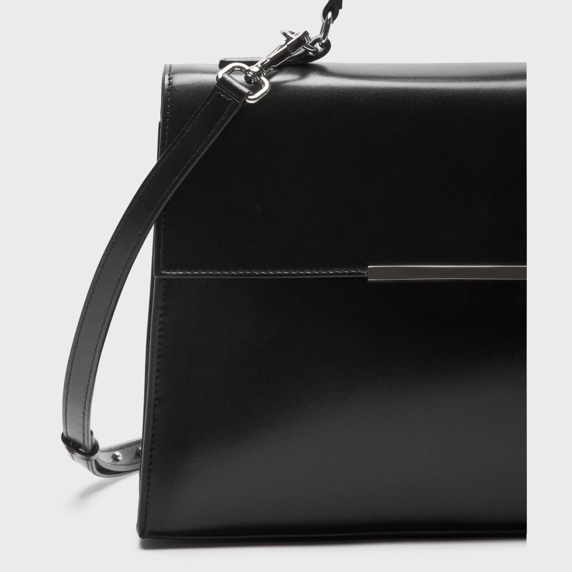 Theory Top Handle Bag In Leather-Women Bags