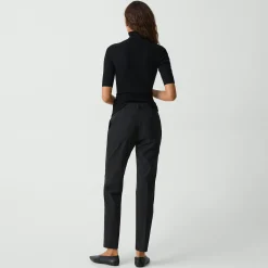 Theory Treeca Full Length Pant In Good Wool-Women Suits|Pants