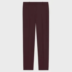 Theory Treeca Full Length Pant In Good Wool-Women Suits|Pants