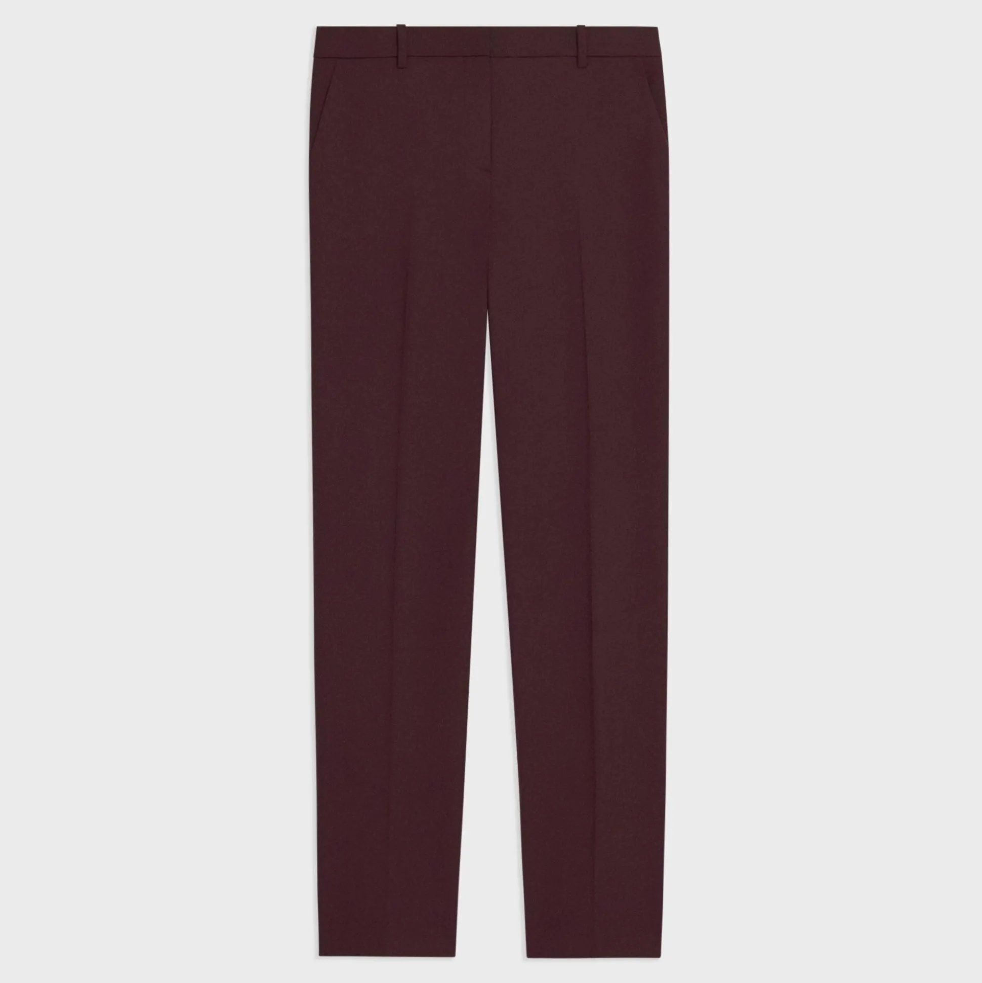 Theory Treeca Full Length Pant In Good Wool-Women Suits|Pants