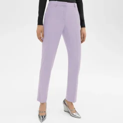 Theory Treeca Full Length Pant In Good Wool-Women Suits|Pants