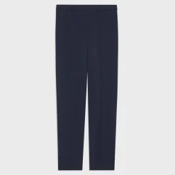Theory Treeca Full Length Pant In Admiral Crepe-Women Suits|Pants