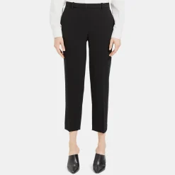Theory Treeca Pant In Admiral Crepe-Women Pants|Suits