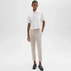 Theory Treeca Pant In Good Wool-Women Suits|Pants