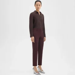 Theory Treeca Pant In Good Wool-Women Suits|Pants