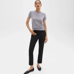 Theory Treeca Pant In Good Wool-Women Suits|Pants