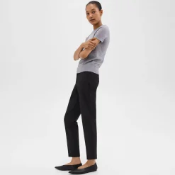 Theory Treeca Pant In Good Wool-Women Suits|Pants