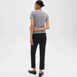 Theory Treeca Pant In Good Wool-Women Suits|Pants