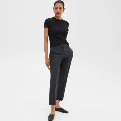 Theory Treeca Pant In Good Wool-Women Pants|Suits