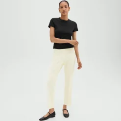 Theory Treeca Pull-On Pant In Admiral Crepe-Women Suits|Pants