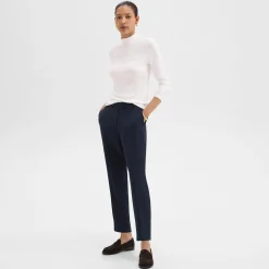 Theory Treeca Pull-On Pant In Admiral Crepe-Women Suits|Pants