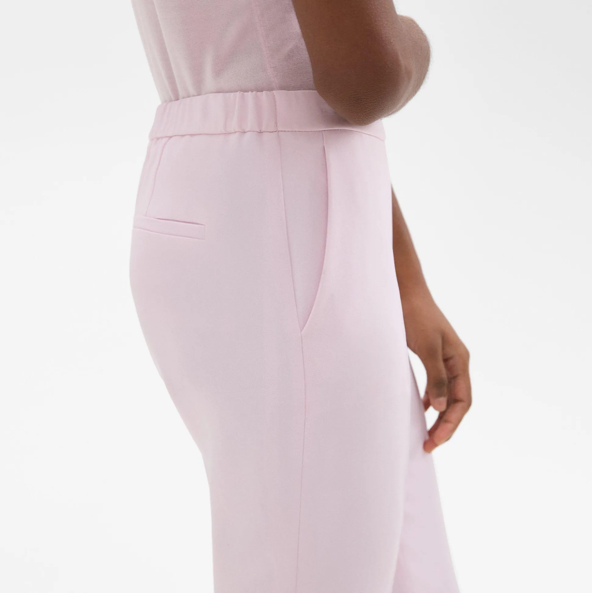 Theory Treeca Pull-On Pant In Admiral Crepe-Women Pants