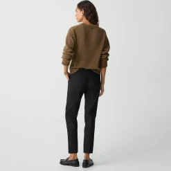 Theory Treeca Pull-On Pant In Good Linen-Women Pants