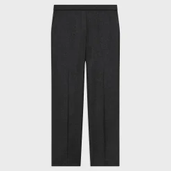 Theory Treeca Pull-On Pant In Sleek Flannel-Women Suits|Pants