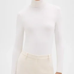 Theory Turtleneck Bodysuit In Motion Jersey-Women T-Shirts