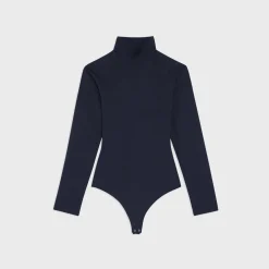 Theory Turtleneck Bodysuit In Motion Jersey-Women T-Shirts
