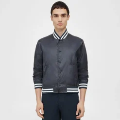 Theory Varsity Jacket In Recycled Nylon-Men Outerwear|Blazers + Jackets