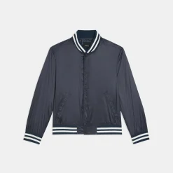 Theory Varsity Jacket In Recycled Nylon-Men Outerwear|Blazers + Jackets