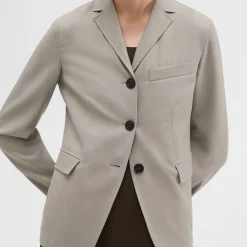 Theory Virgin Wool Slim Fit Blazer-Women Blazers + Jackets