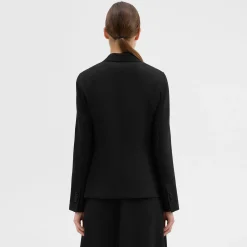 Theory Virgin Wool Slim Fit Blazer-Women Suits|Blazers + Jackets