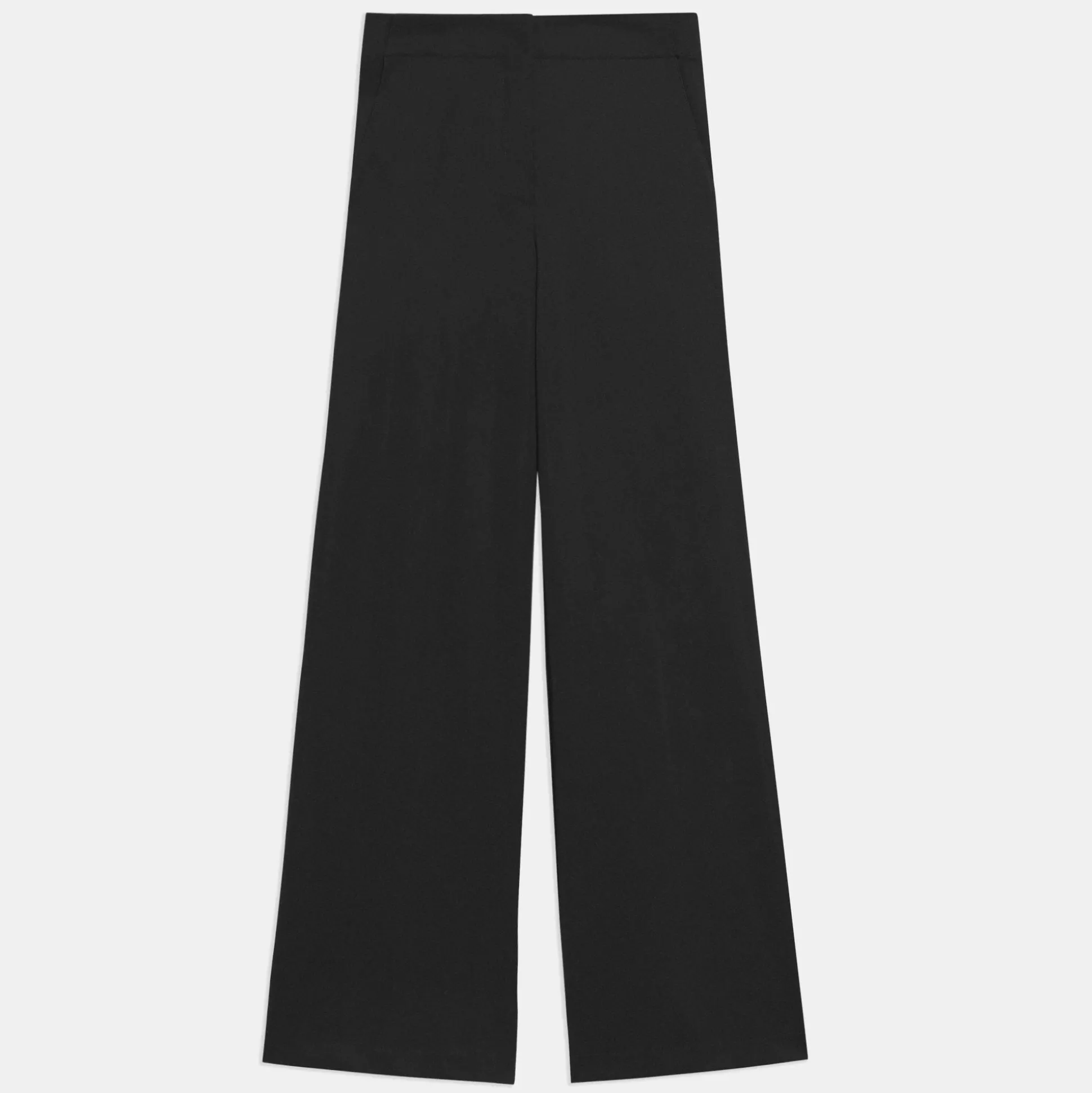 Theory Wide-Leg Pant In Precision Ponte-Women Suits|Pants