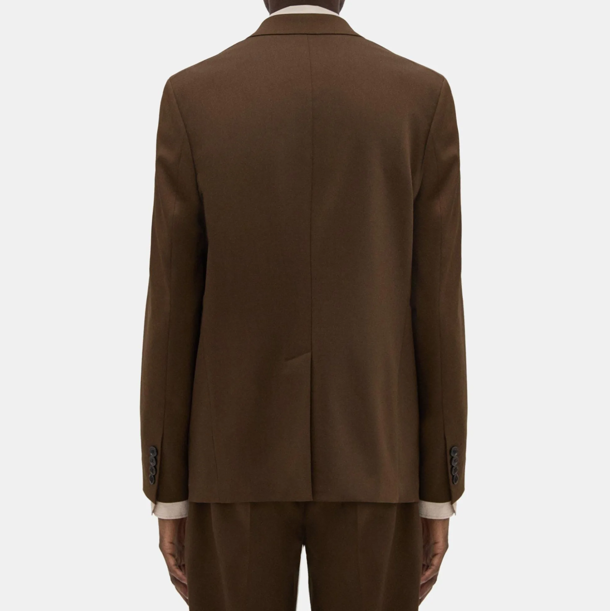 Theory Wool Gabardine Blazer-Men Blazers + Jackets
