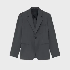 Theory Wool Gabardine Blazer-Men Blazers + Jackets