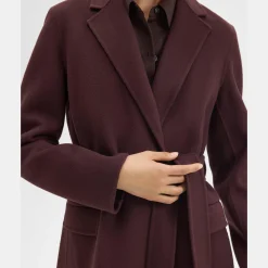 Theory Wrap Coat In Double-Face Wool-Cashmere-Women Outerwear