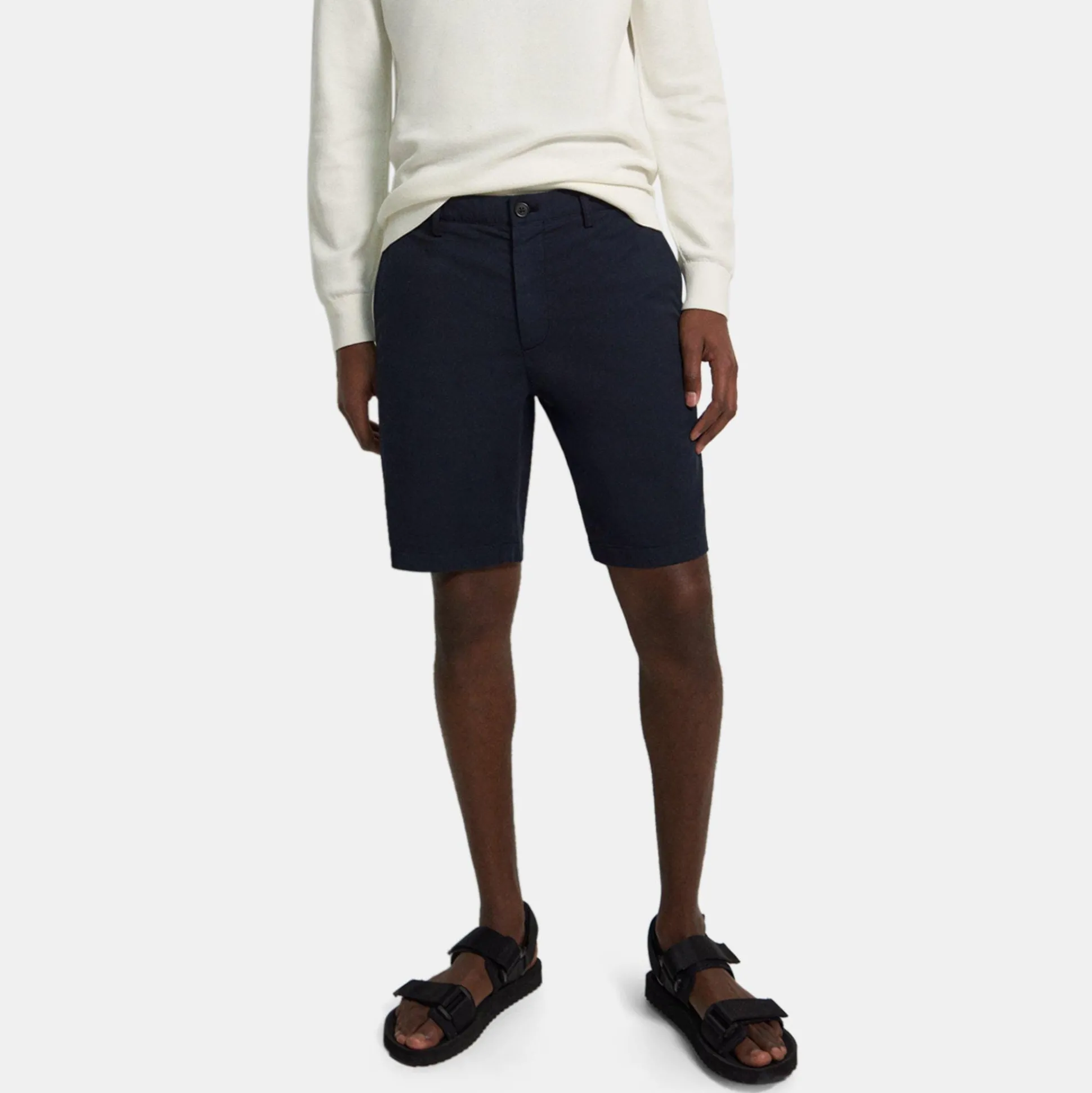 Theory Zaine 9" Short In Organic Cotton-Men Shorts|Pants