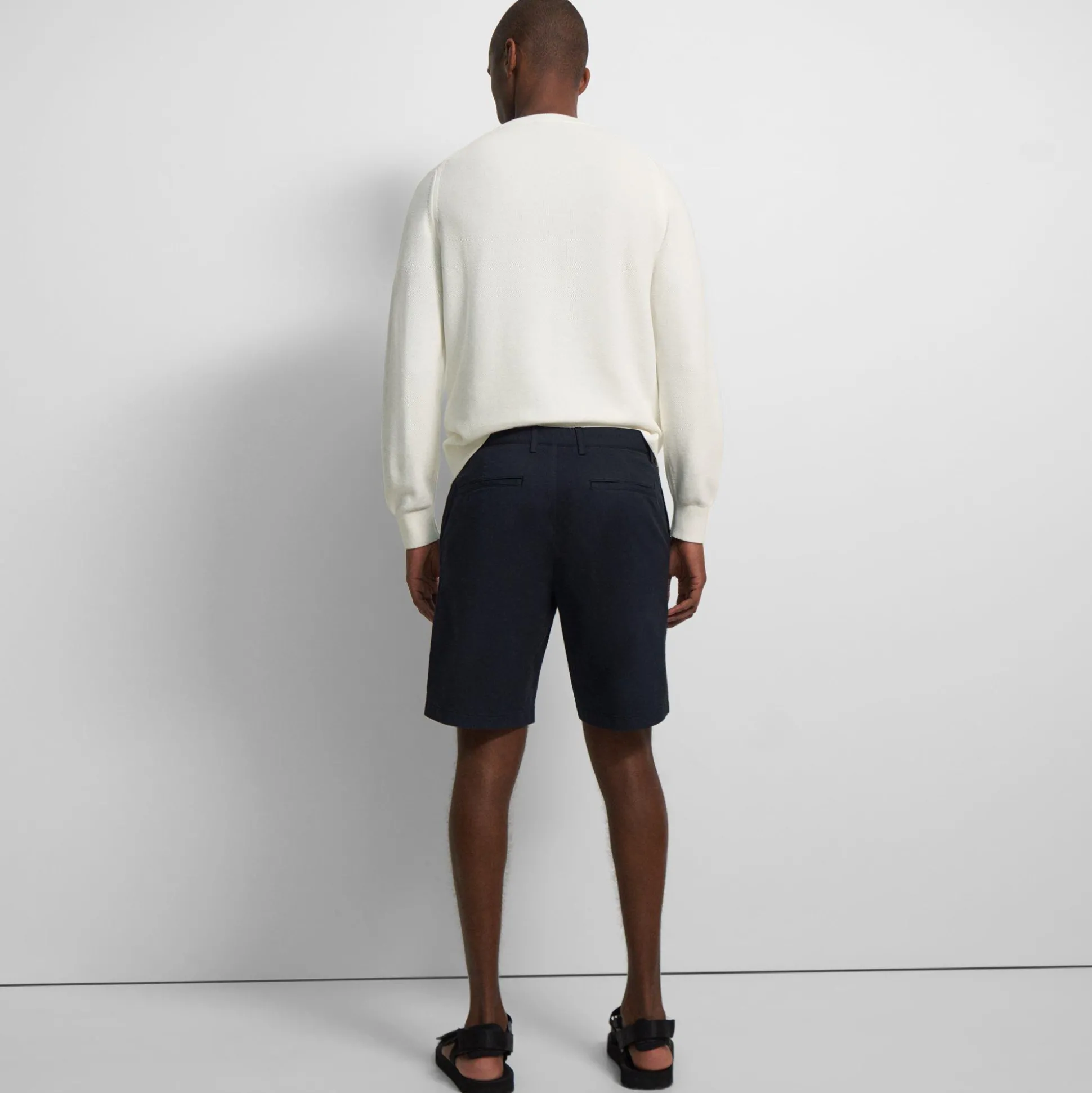 Theory Zaine 9" Short In Organic Cotton-Men Shorts|Pants