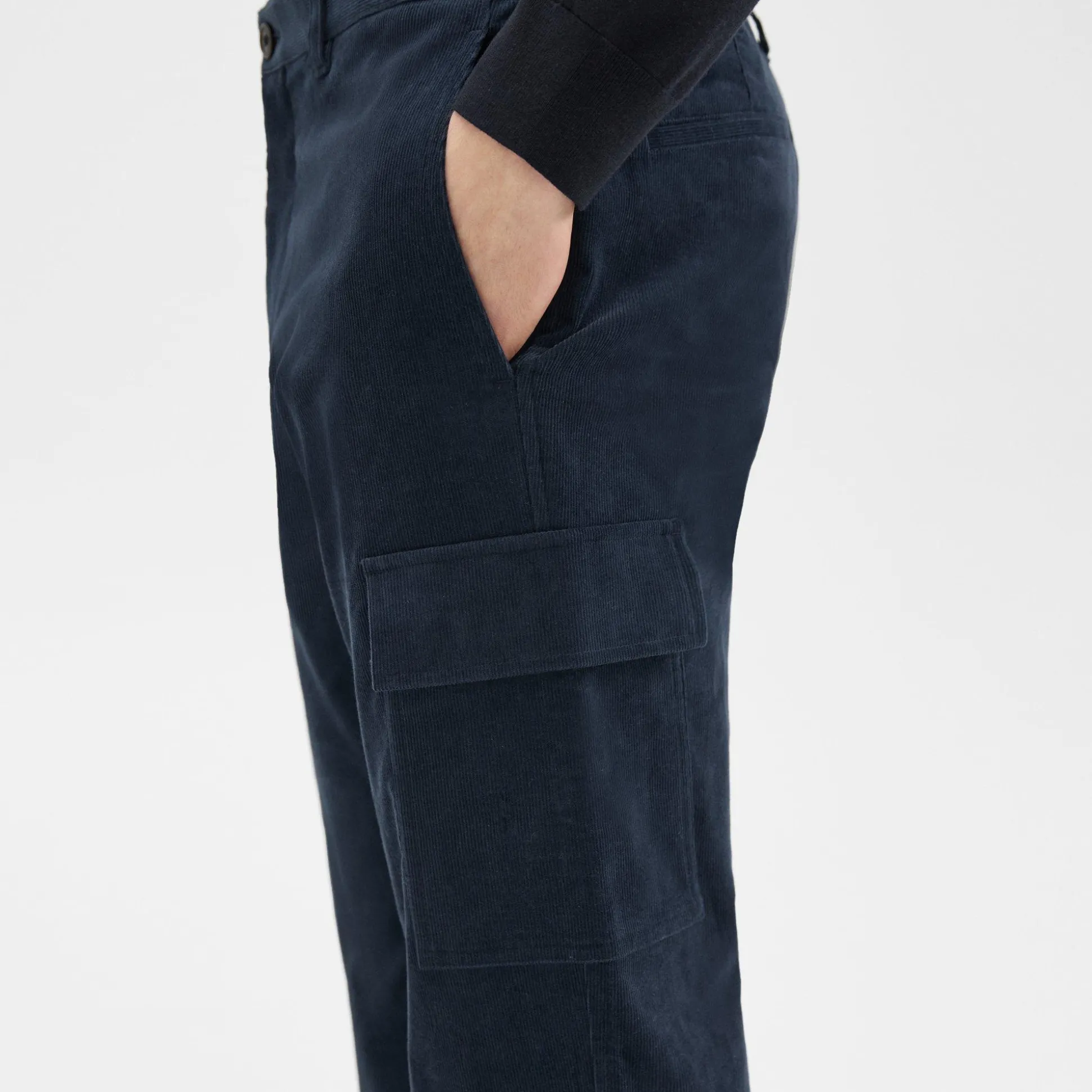 Theory Zaine Cargo Pant In Stretch Corduroy-Men Pants