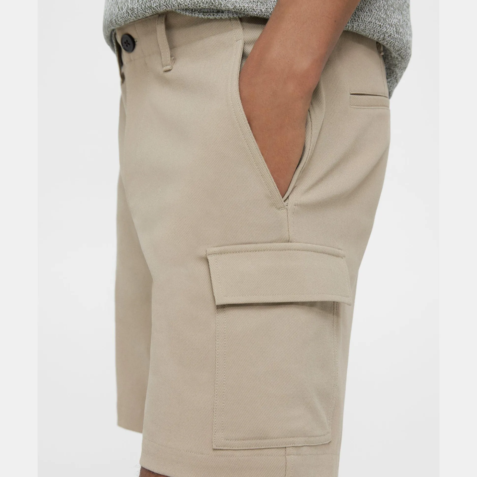Theory Zaine Cargo Short In Neoteric Twill-Men Shorts|Pants