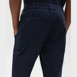 Theory Zaine Carpenter Pant In Stretch Cotton Canvas-Men Pants