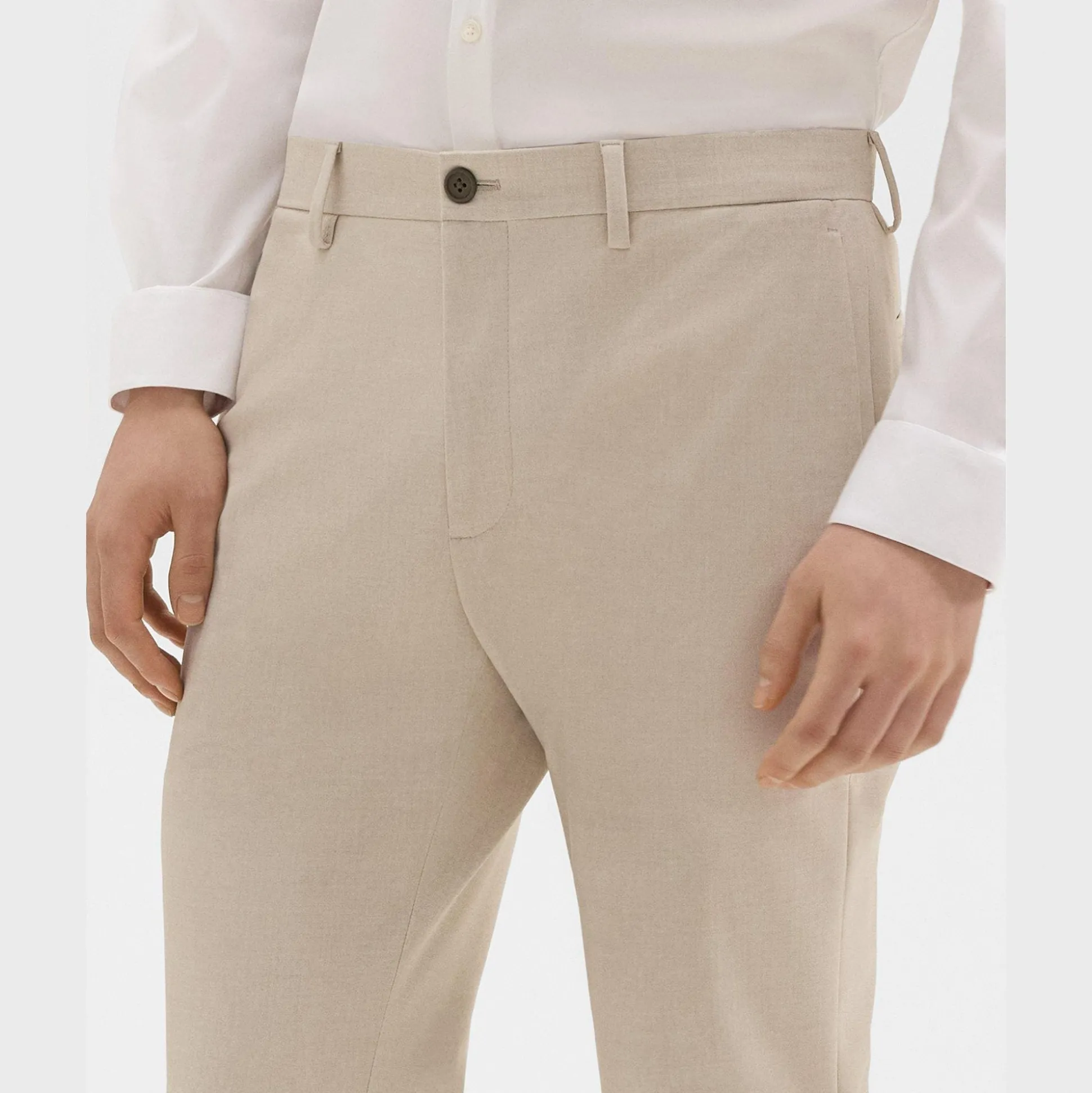 Theory Zaine Pant In Printed Precision Ponte-Men Pants